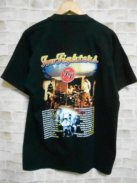 レッドホッドチリペッパーズ × フーファイターズ デッドストック Tシャツ