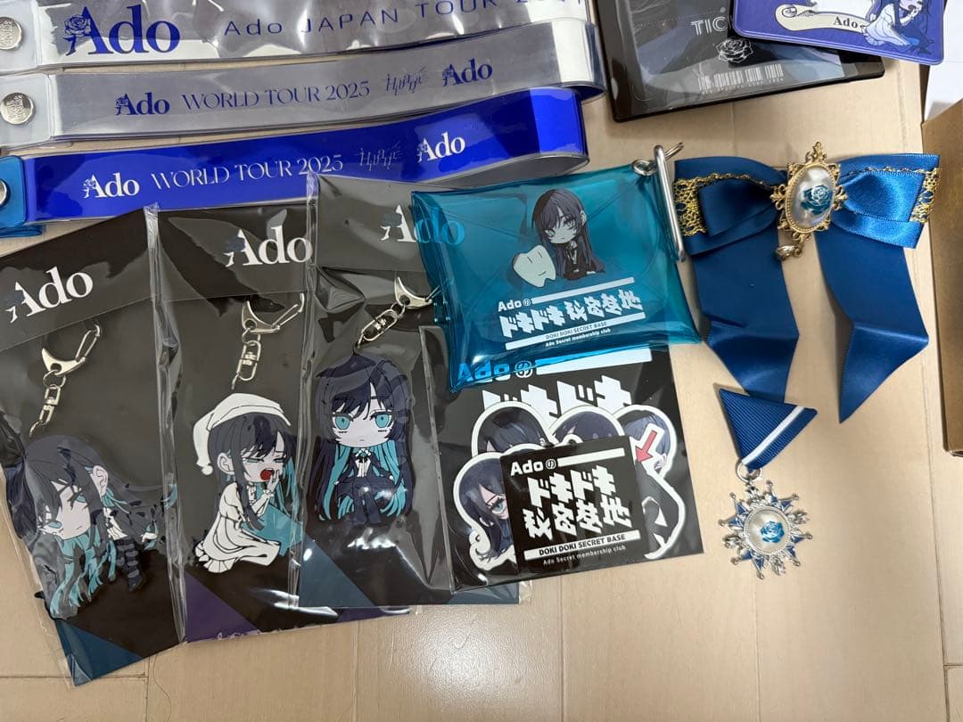 Ado グッズまとめ売り アドぬい 銀テープ ペンライト