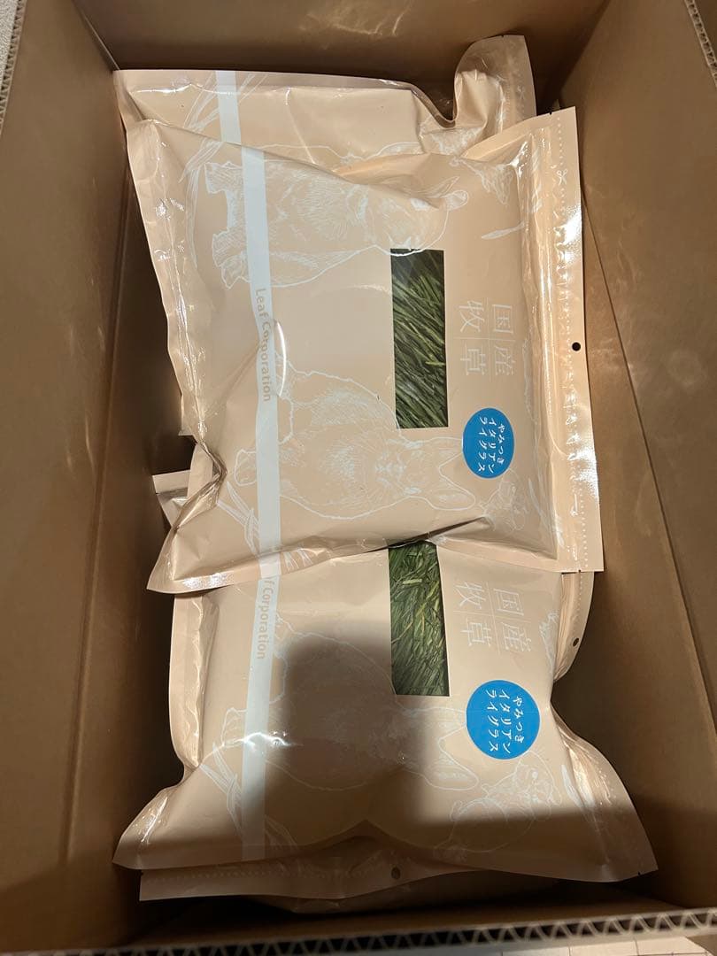 Leaf やみつきイタリアンライグラス　100グラム×9袋