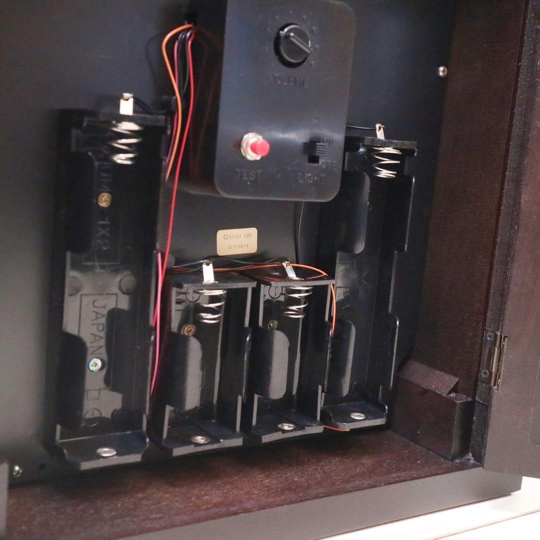 CITIZEN シチズン からくり時計 置時計 時計 KC-3100-1 濃茶