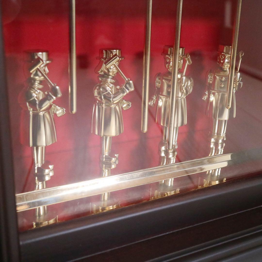 CITIZEN シチズン からくり時計 置時計 時計 KC-3100-1 濃茶