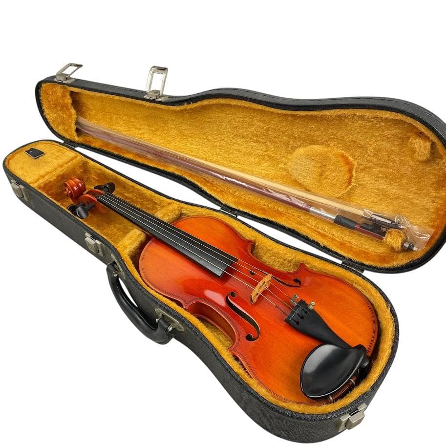 黄金期●鈴木バイオリン● No.300 1/2 1985年製 新品・弓付 美品