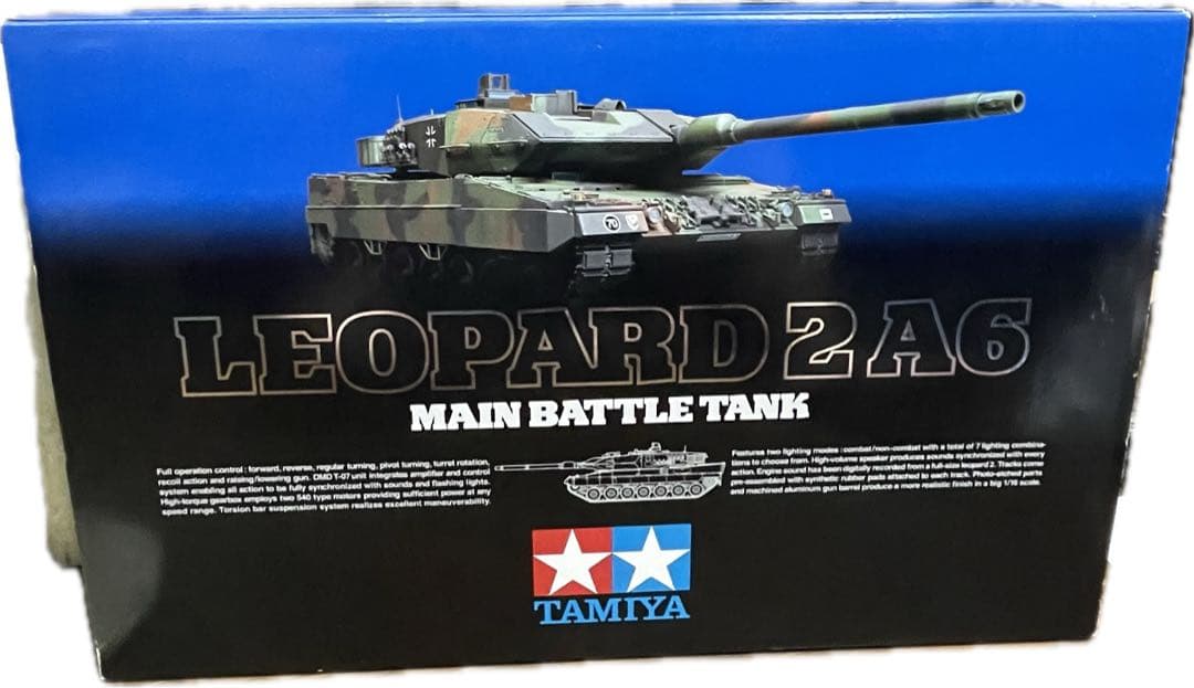 タミヤ1/16 RC レオパルド2A6フルオペレーションセット