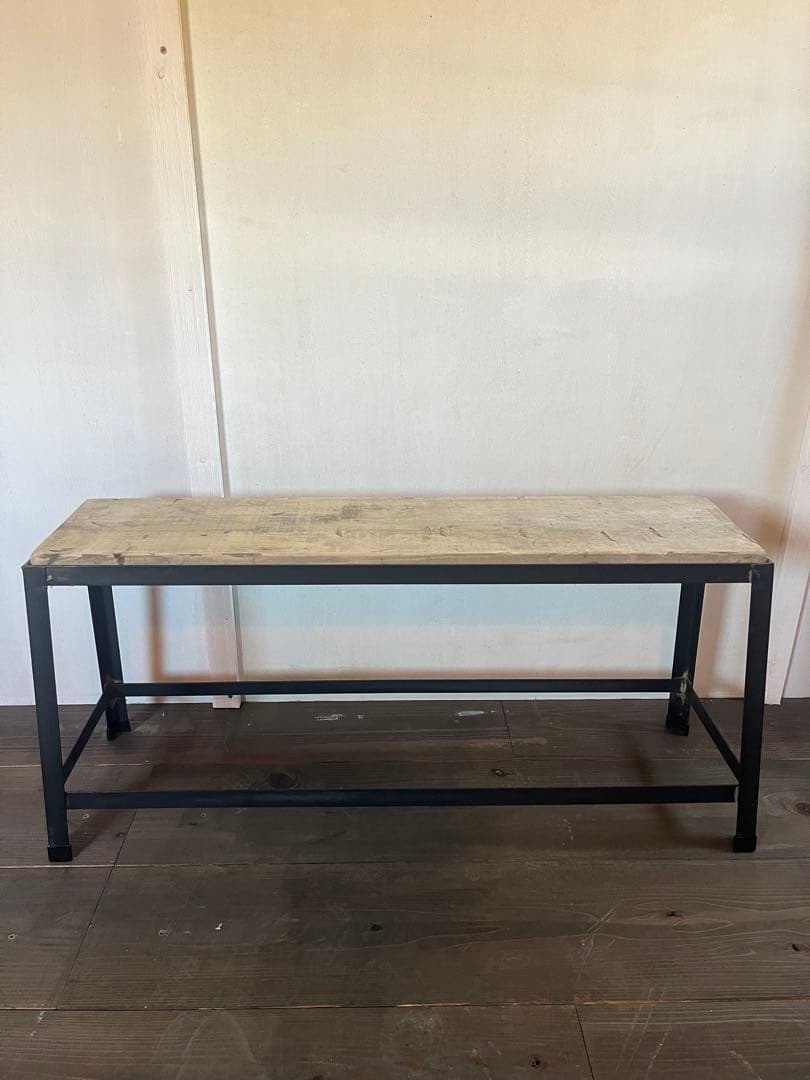 アイアン　ベンチ　足場板