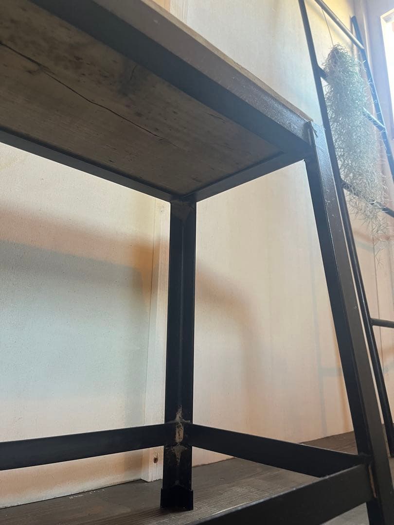 アイアン　ベンチ　足場板