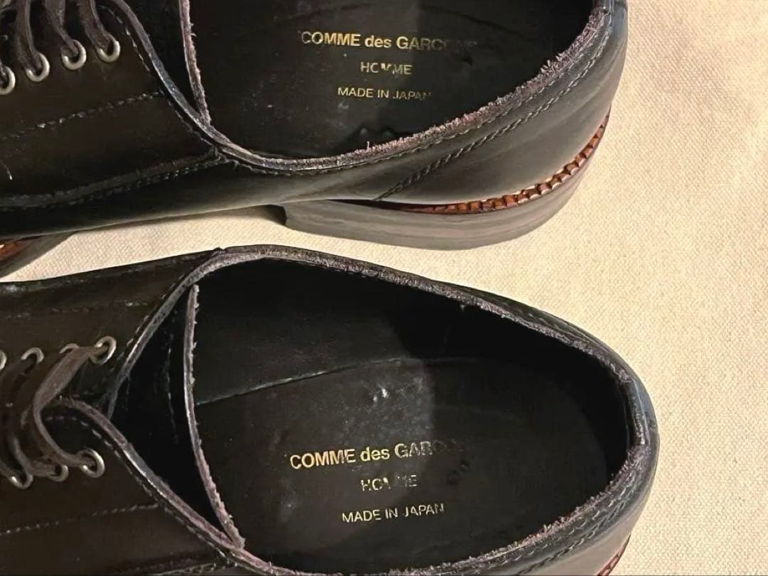 COMME des GARÇONS HOMME 田中オム ラウンドトゥ シューズ