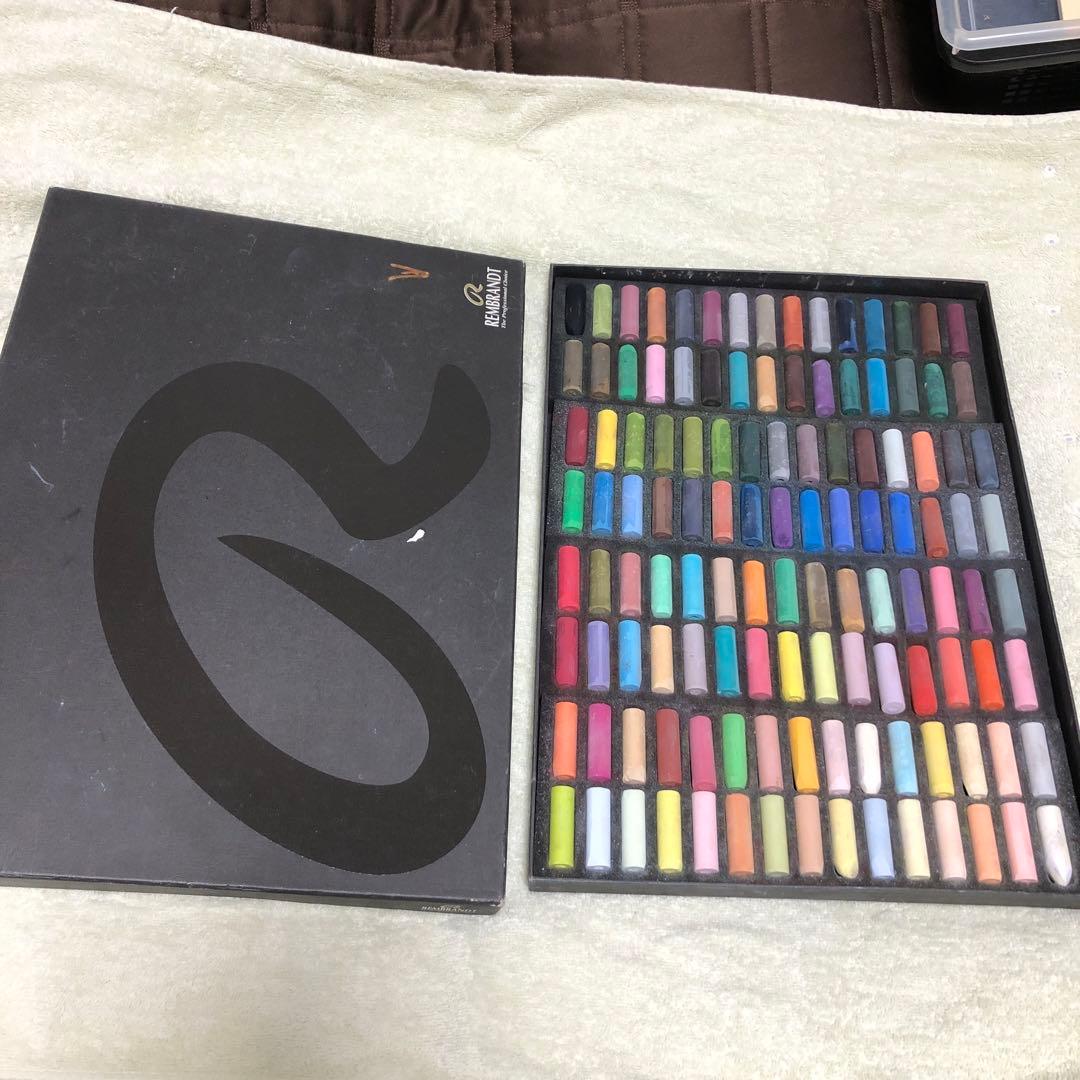 ソフトパステル　ハーフスティック　レンブラント　120色　他1点