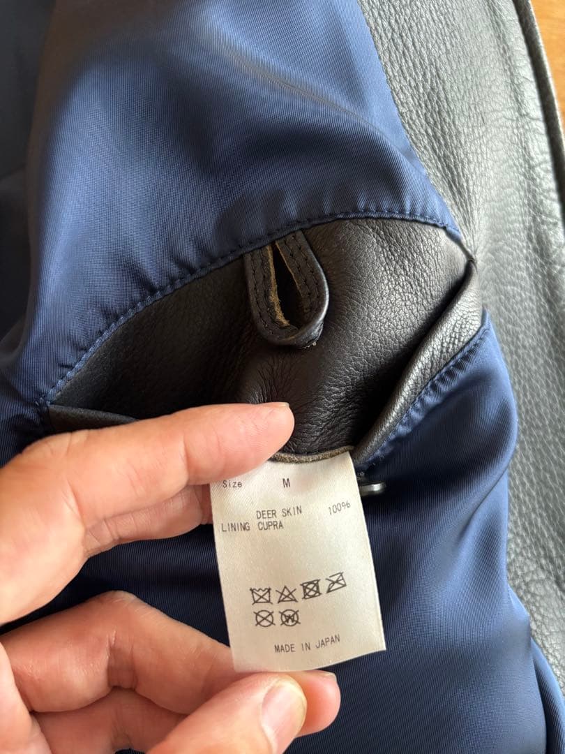 7×7 レザージャケット COMOLI STEIN AURALEE YOKE