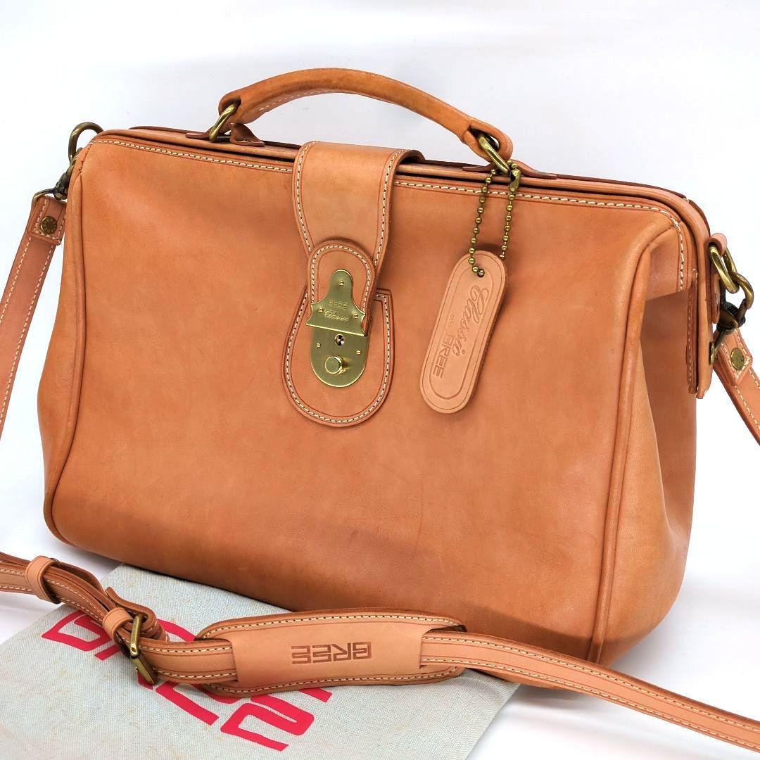 【美品】ブリー ダレスバッグ 2way ヌメ革