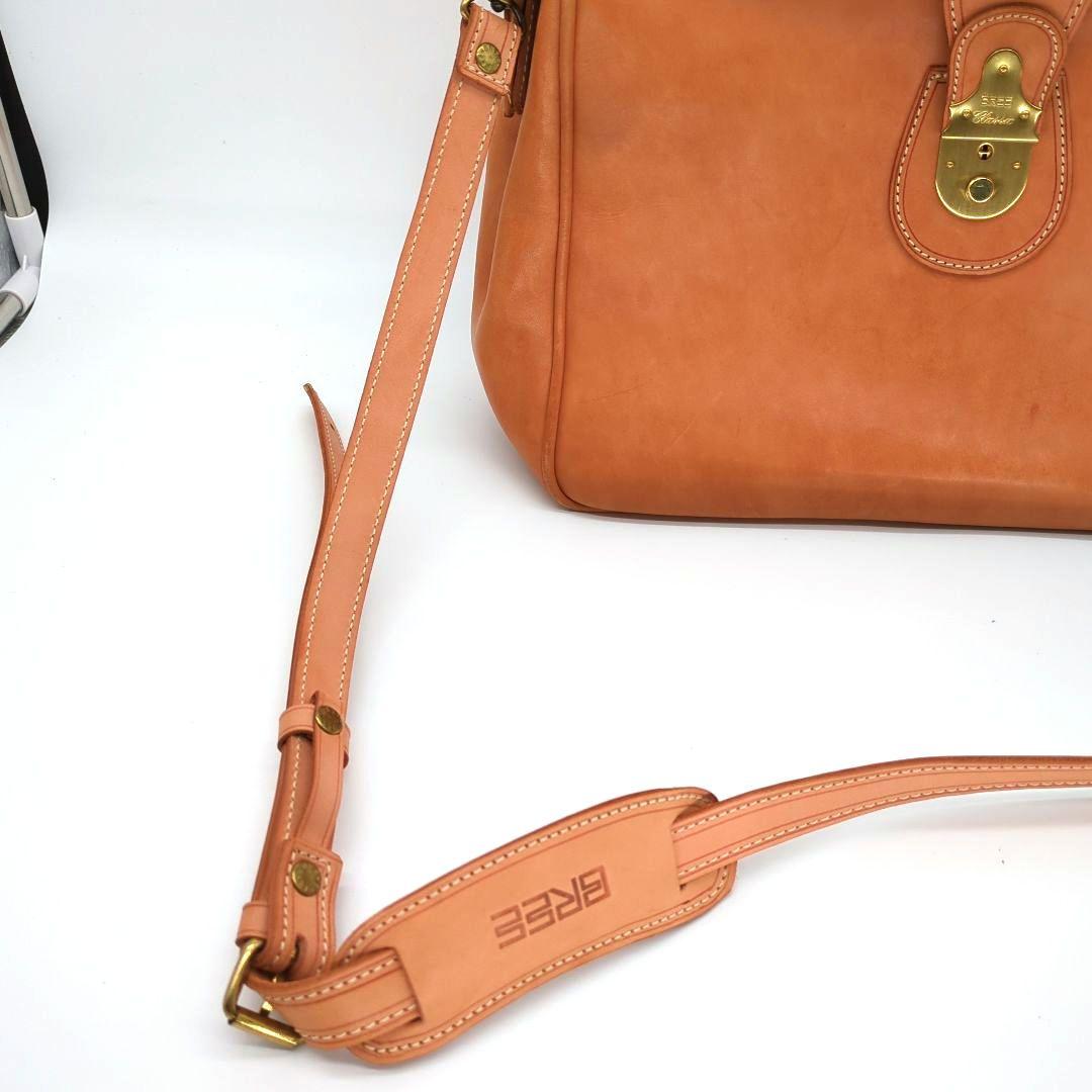 【美品】ブリー ダレスバッグ 2way ヌメ革