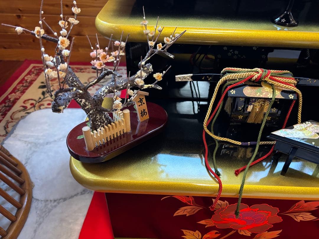 雛壇 三段飾り　①雛壇のみ
