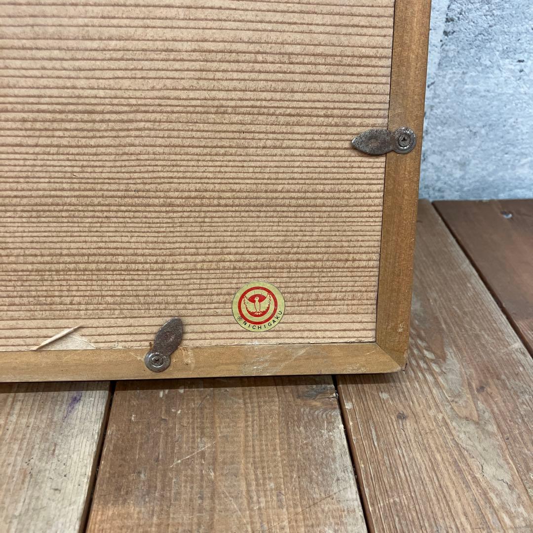 昭和レトロ 鳥 宝石画 貴石画 ストーンアート 絵画 美術 芸術 額縁 額装