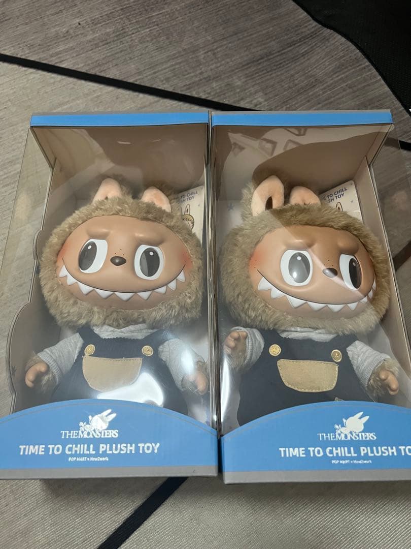 正規品 POP MART LABUBU TIME TO CHILLぬいぐるみ２個