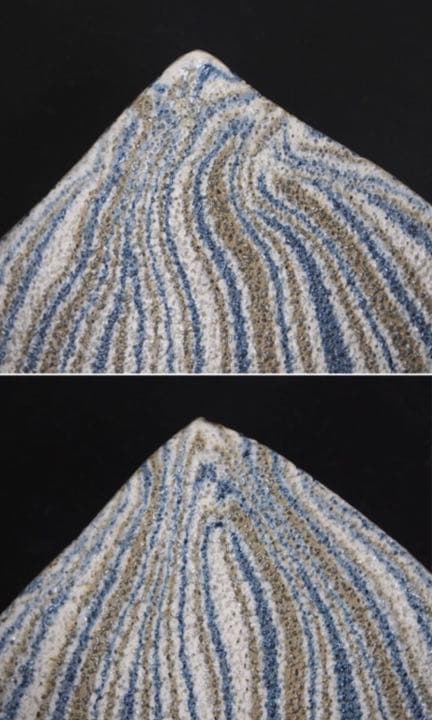 送料無料人間国宝【松井康成】造 練上げ嘯裂文葉皿２枚 幻の傑作 共箱 本物保証