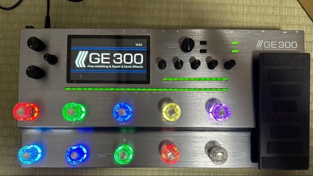 MOOER GE300 使用可能 電源端子にぐらつきあり