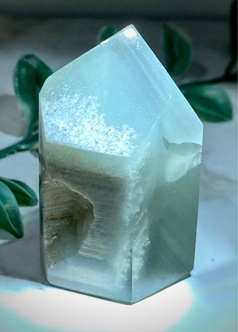 【龍脈水晶✨】ファントム　ガーデンクォーツ　ポイント　原石　クリスタル