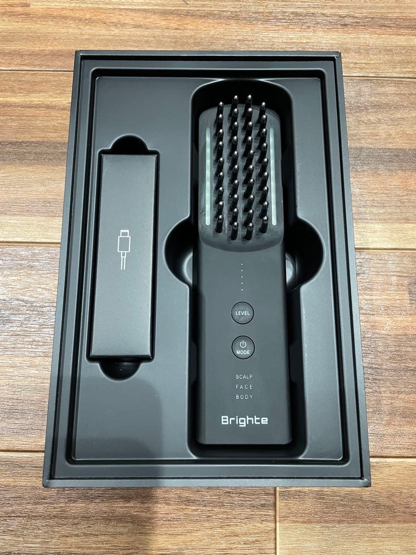 美品Brighte ELEKIBRUSH ブラシ型 美顔器