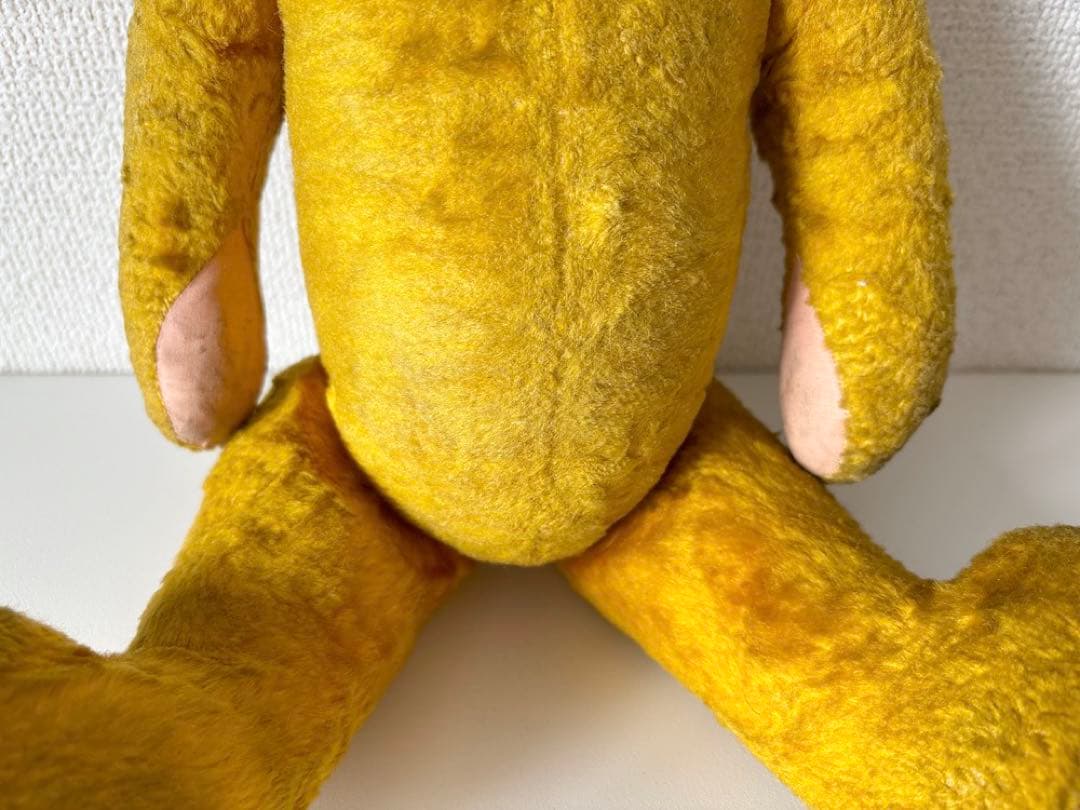 【フランス】大きめ！アンティークテディベア / きいろ