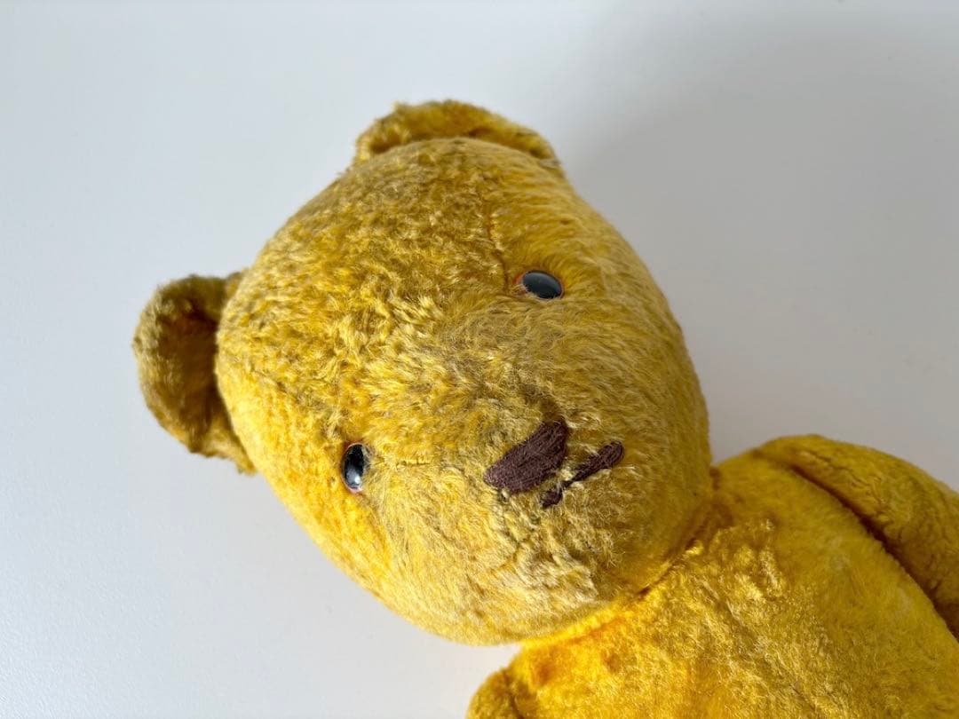 【フランス】大きめ！アンティークテディベア / きいろ