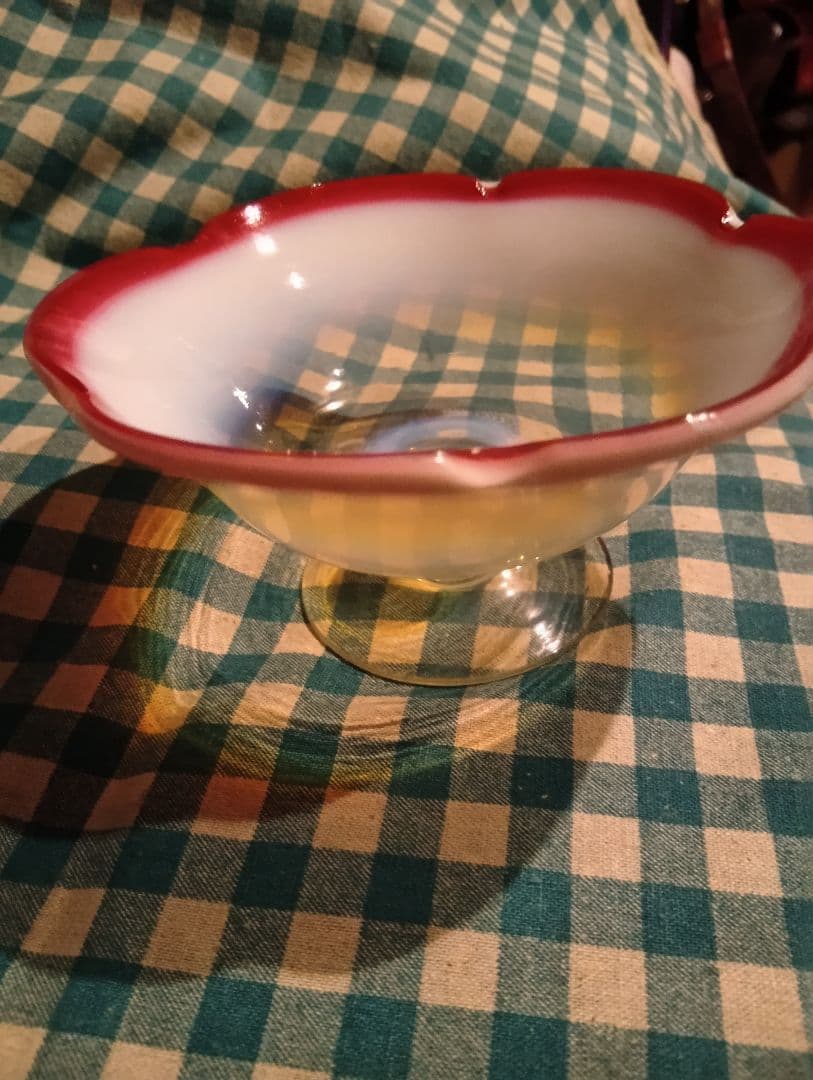 氷コップ　アンティークガラス製品　手作り吹きガラス