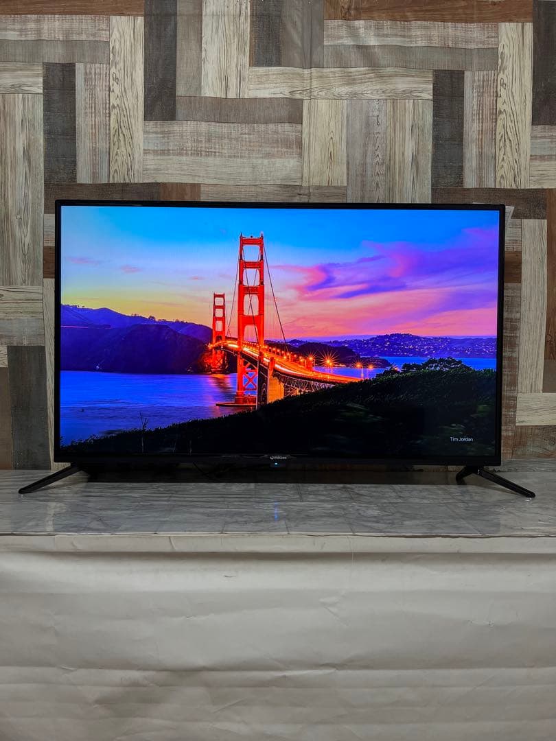 即日受渡❣️全国送料込マクスゼン43型液晶テレビゲームモード搭載。新品リモコン付