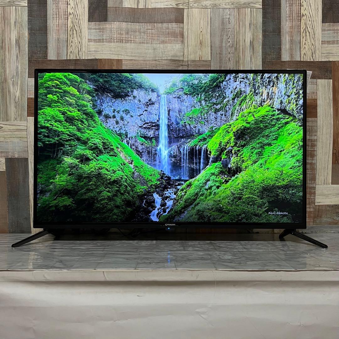 即日受渡❣️全国送料込マクスゼン43型液晶テレビゲームモード搭載。新品リモコン付