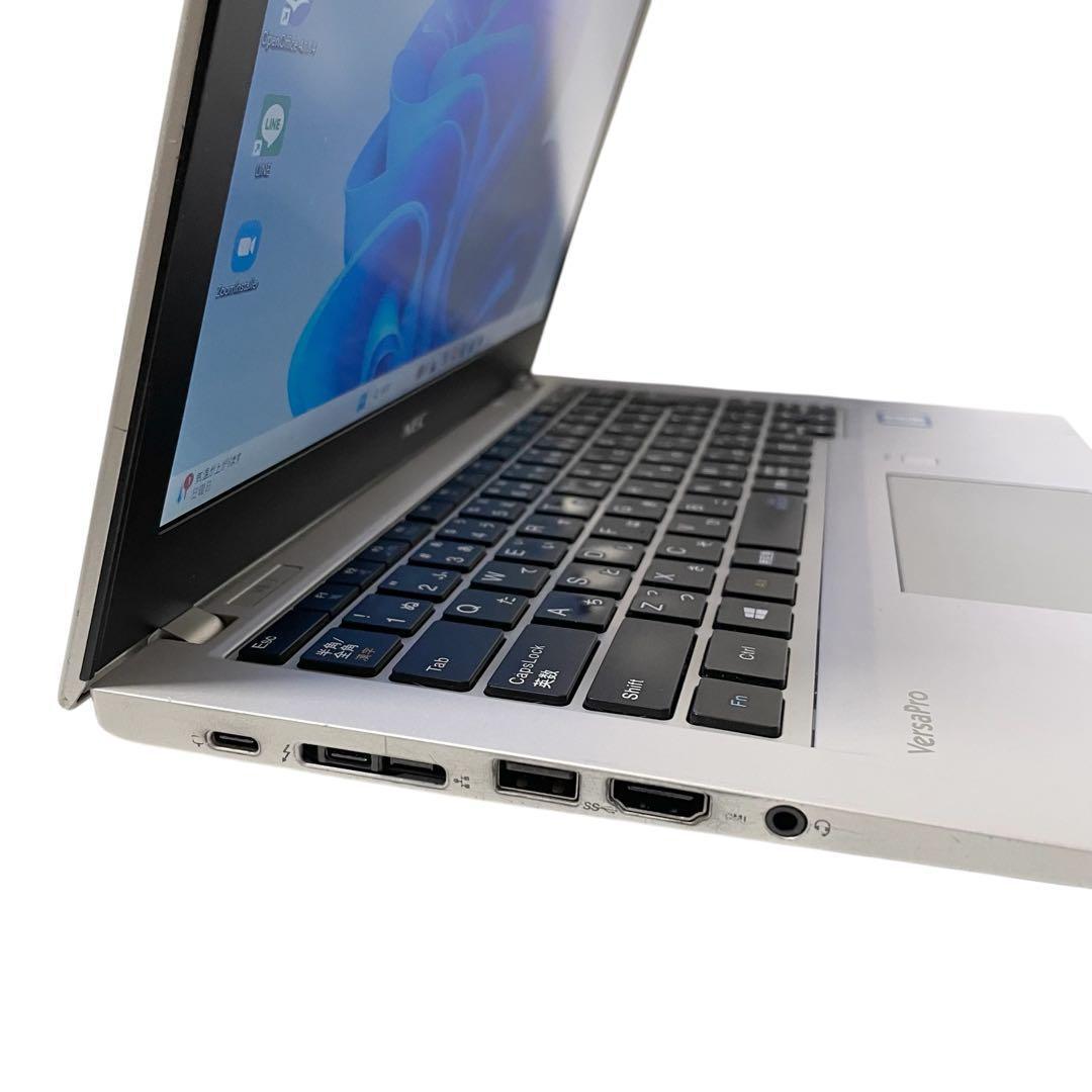 軽量ノートパソコンNEC i5-8350U メモリ8GB　SSD256