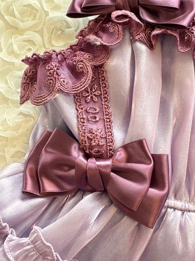 きゃんナナ　サテンドレスアップワンピース