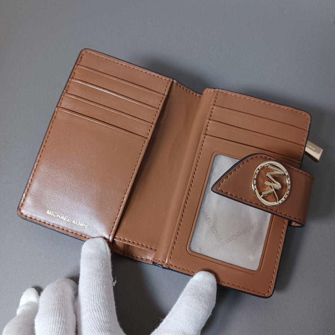 632/未使用/MICHAEL KORS マイケルコース/二つ折り財布/ブラウン