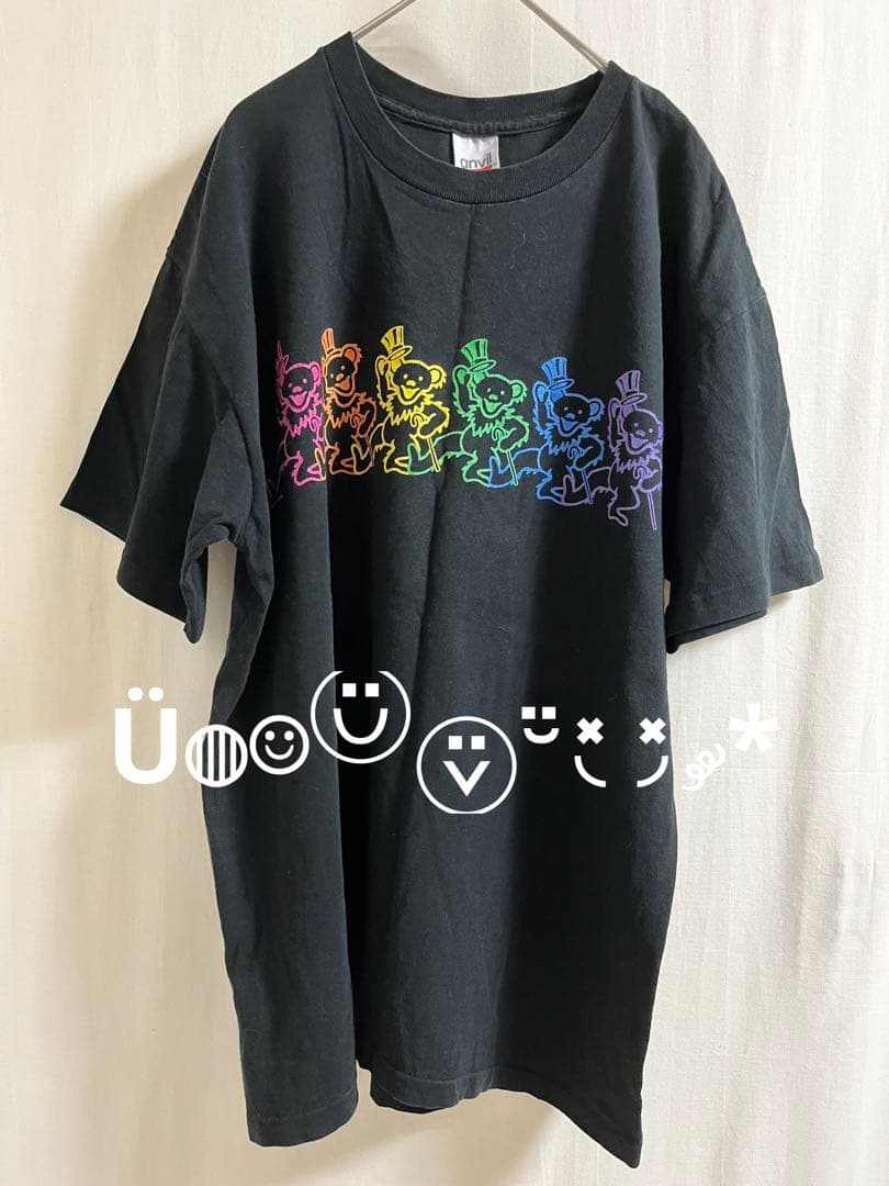 レア 希少 anvilタグ 古着 グレイトフルデッド ブラック