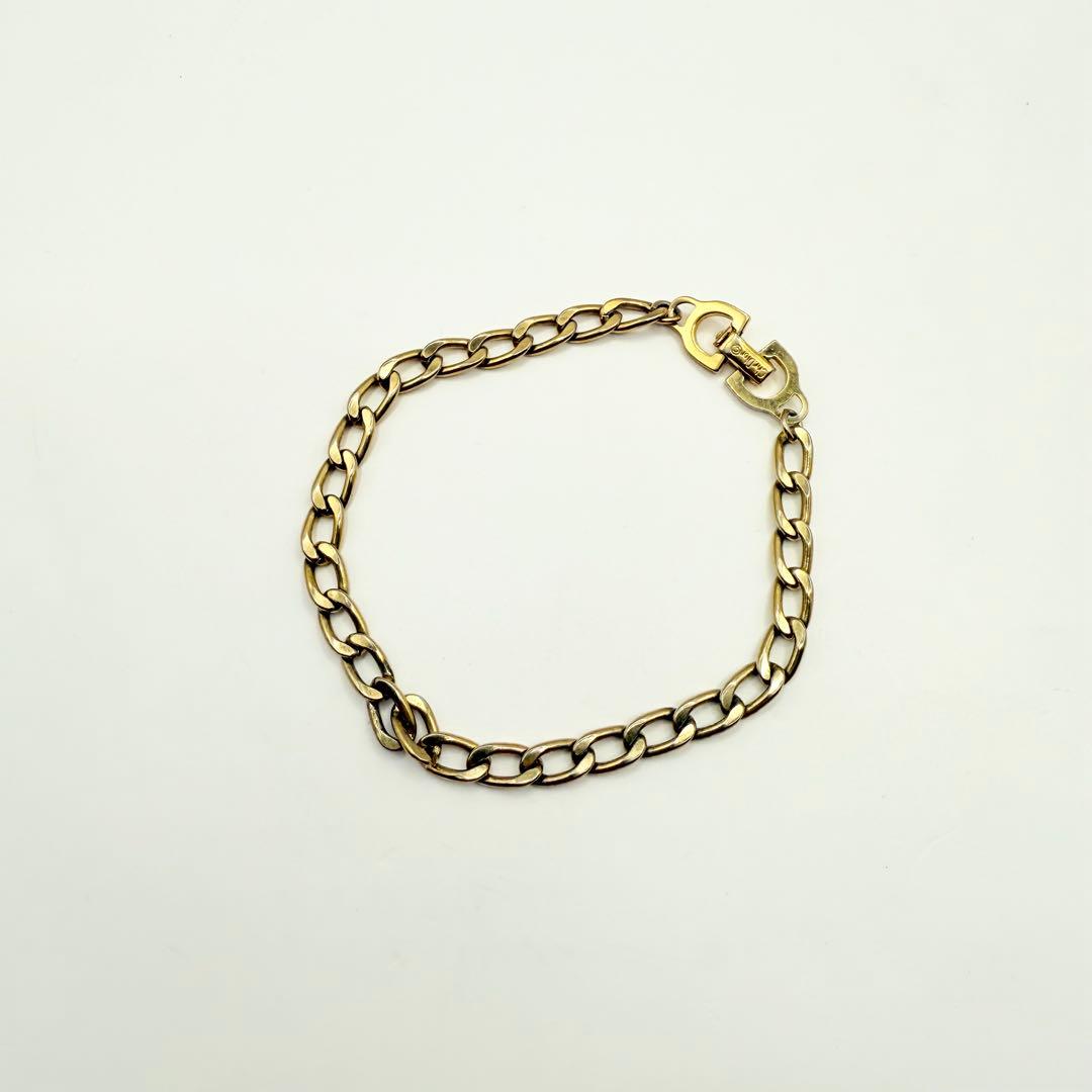 【vintage】Christian Dior ディオール　チェーンブレスレット