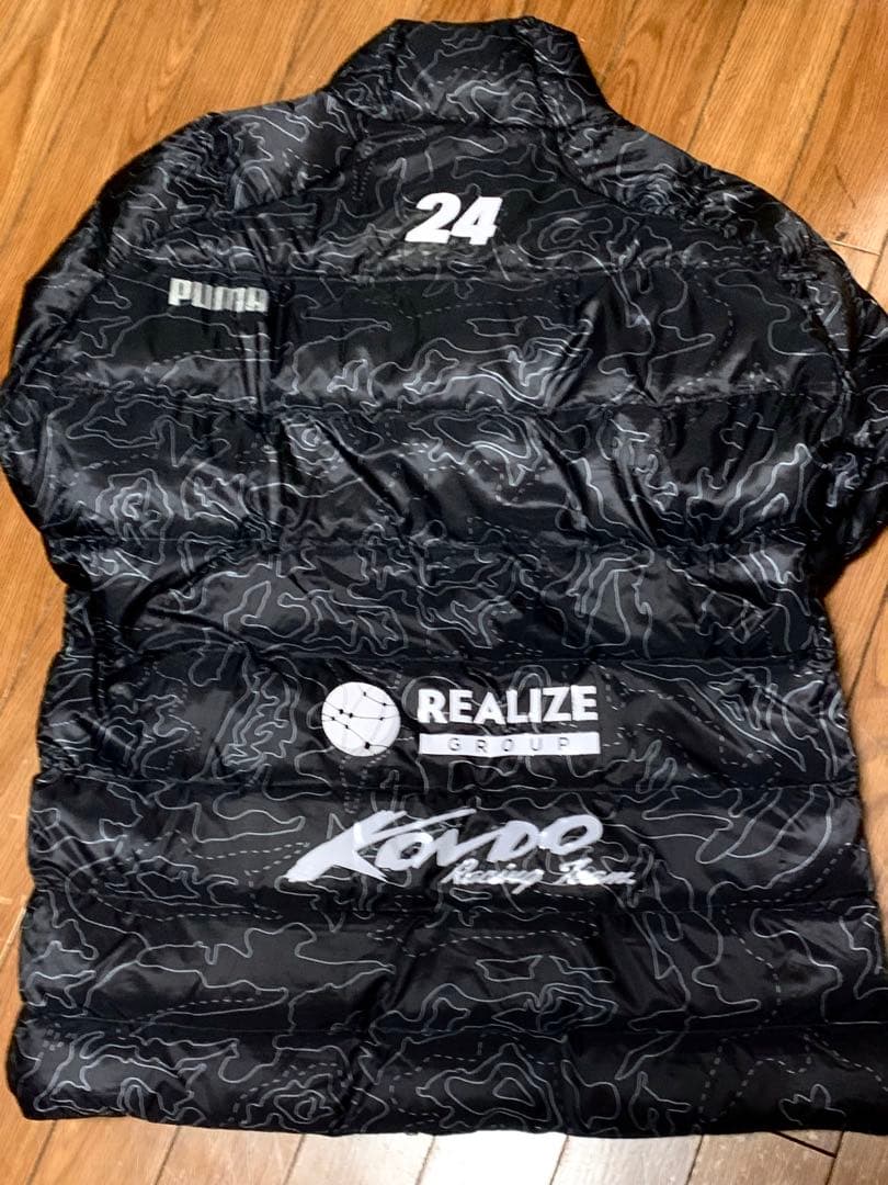 KONDORACING TEAM 近藤真彦 スタッフ実使用 ダウンXL