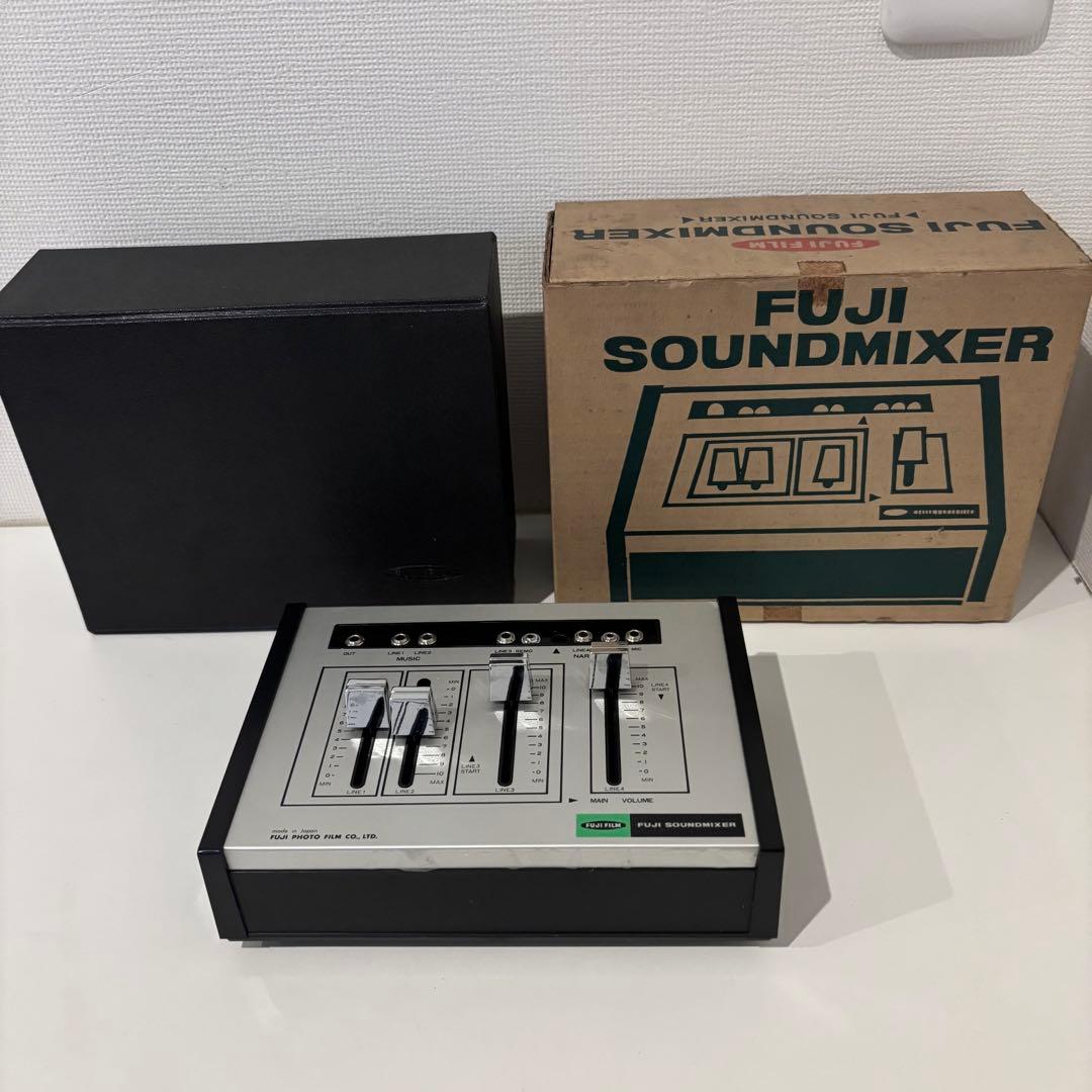 FUJI 富士フィルム SOUNDMIXER サウンドミキサー 昭和レトロ
