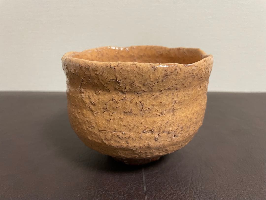 十世坂高麗左衛門　萩焼茶碗　共箱　共布　書付　萩焼　茶碗　茶道具