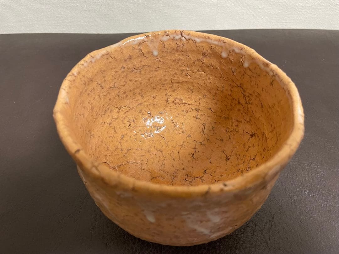 十世坂高麗左衛門　萩焼茶碗　共箱　共布　書付　萩焼　茶碗　茶道具