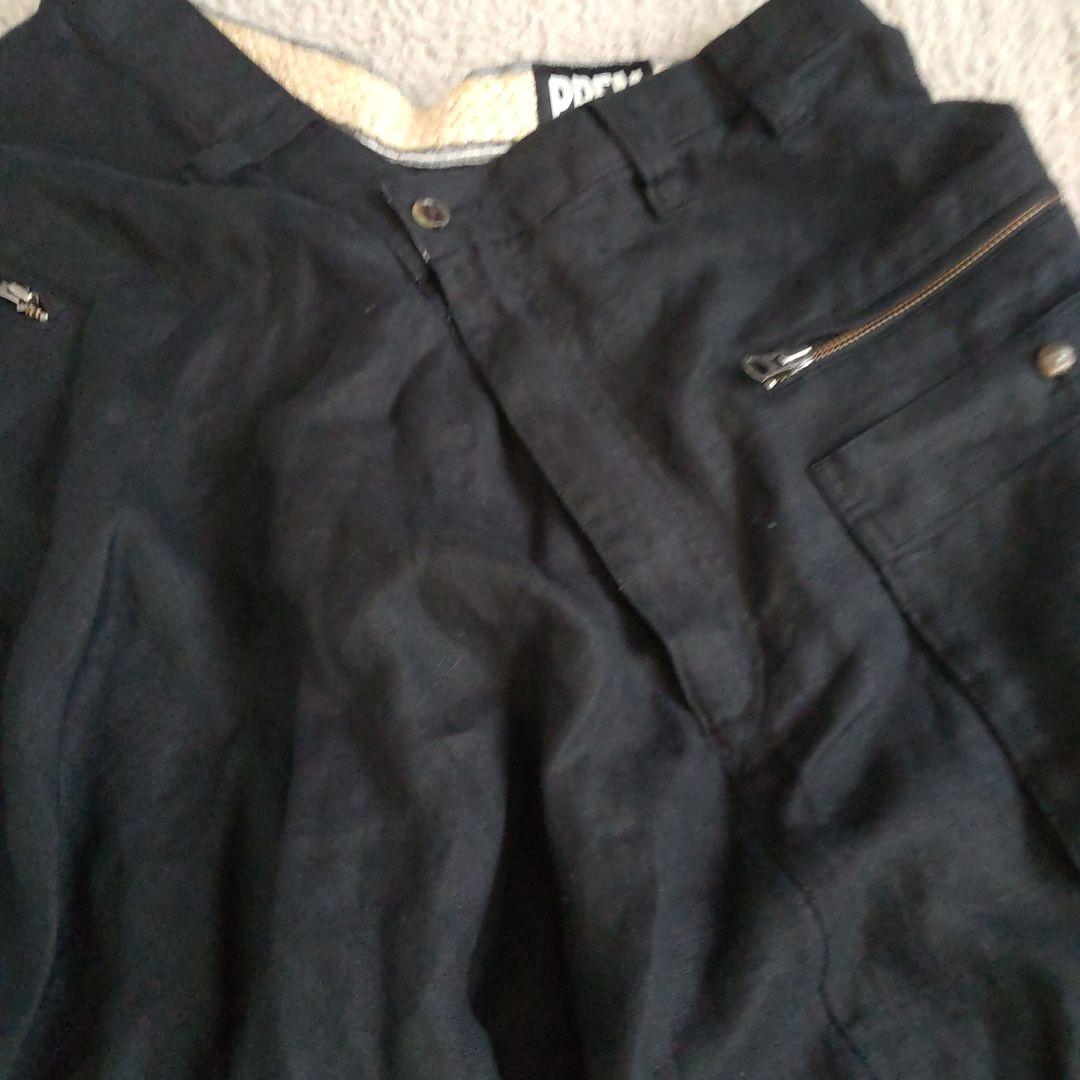 PPFM リネン 麻 サルエルパンツ