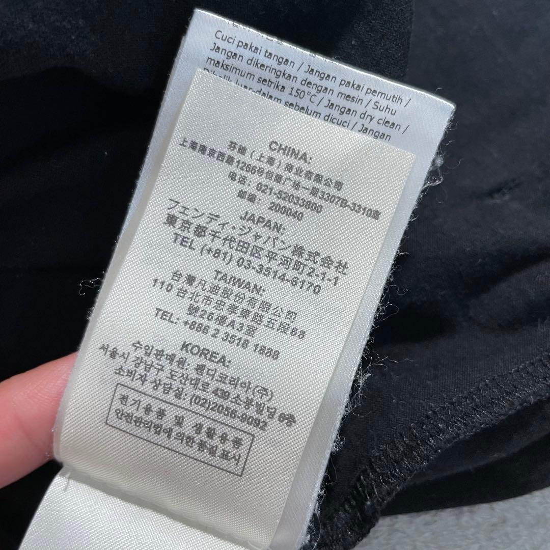 フェンディ　モンスター　半袖Tシャツ　ブラック　M