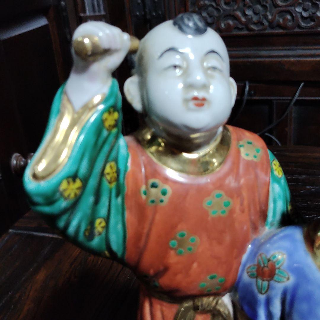 九谷焼時代品　唐子山岸家蔵出し品