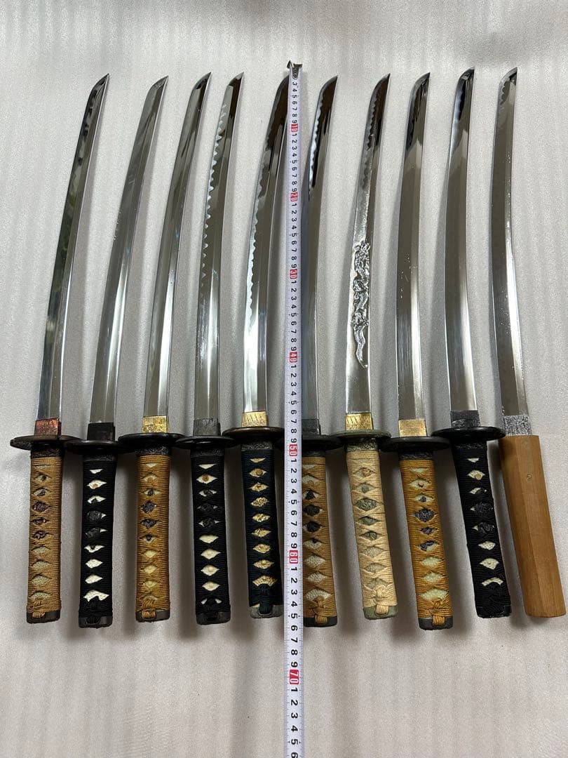 模造刀 脇差10点まとめ　黒鞘　金茶漆鞘　白鞘 26A