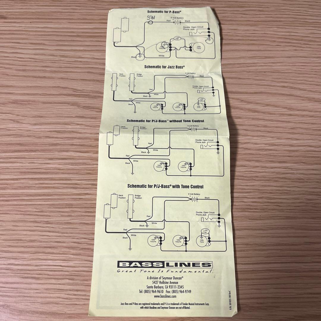 Seymour Duncan APB-2 プレベ用アクティブピックアップ