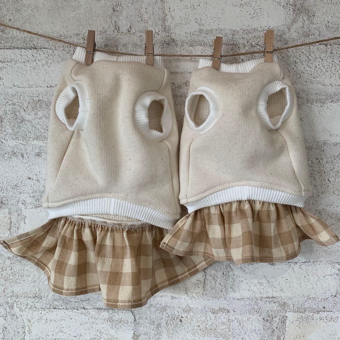 ハンドメイド　犬服　３着