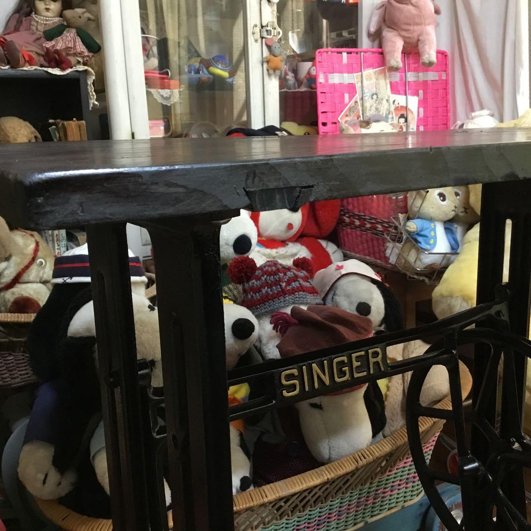 ※アンティーク※ SINGERシンガー足踏みミシン脚のテーブル　アイアン