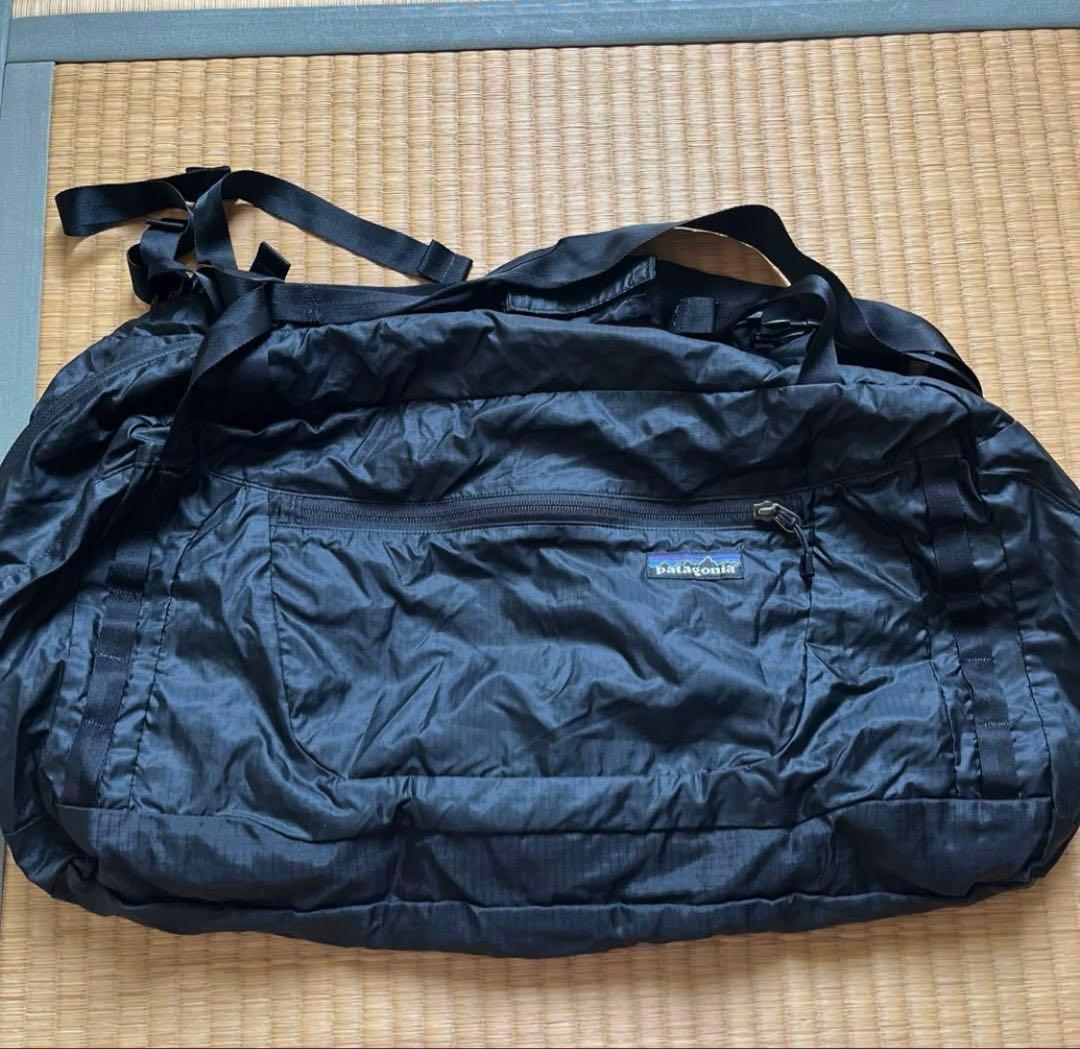 廃盤品　パタゴニア　ライトウェイト　トラベル　ダッフル　黒　旅行　パッカブル