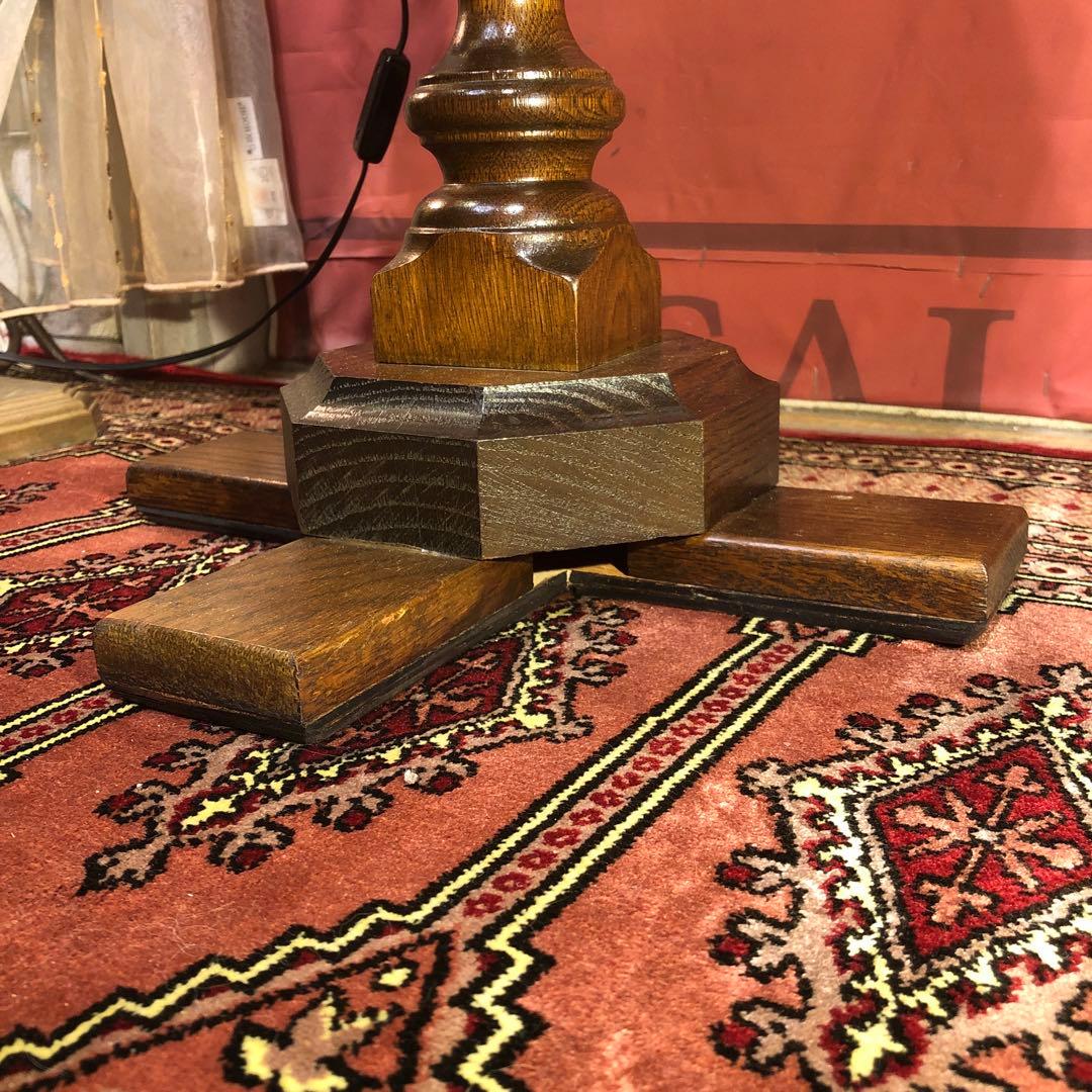 ヴィンテージ レッドオーク　コンパクト　テーブル　サイドテーブル　花台