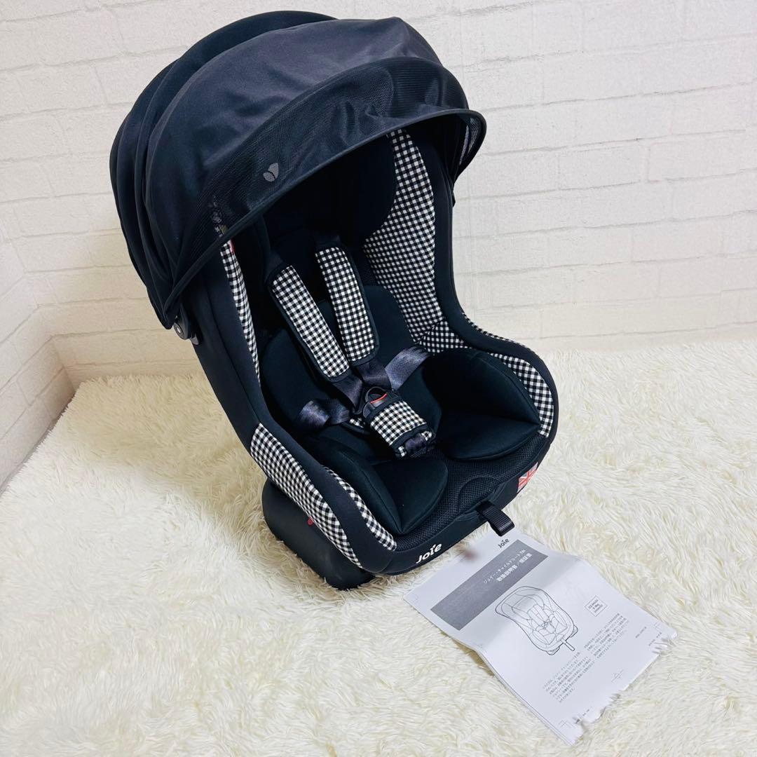 今だけ価格♪Joie Tilt 車用チャイルドシート ブラック　チェック柄