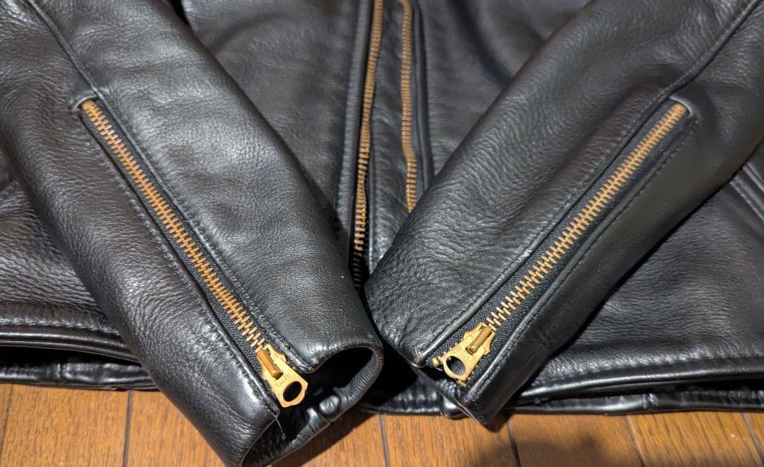 バンソン VANSON MODEL B シングル ライダース 革ジャケット 36