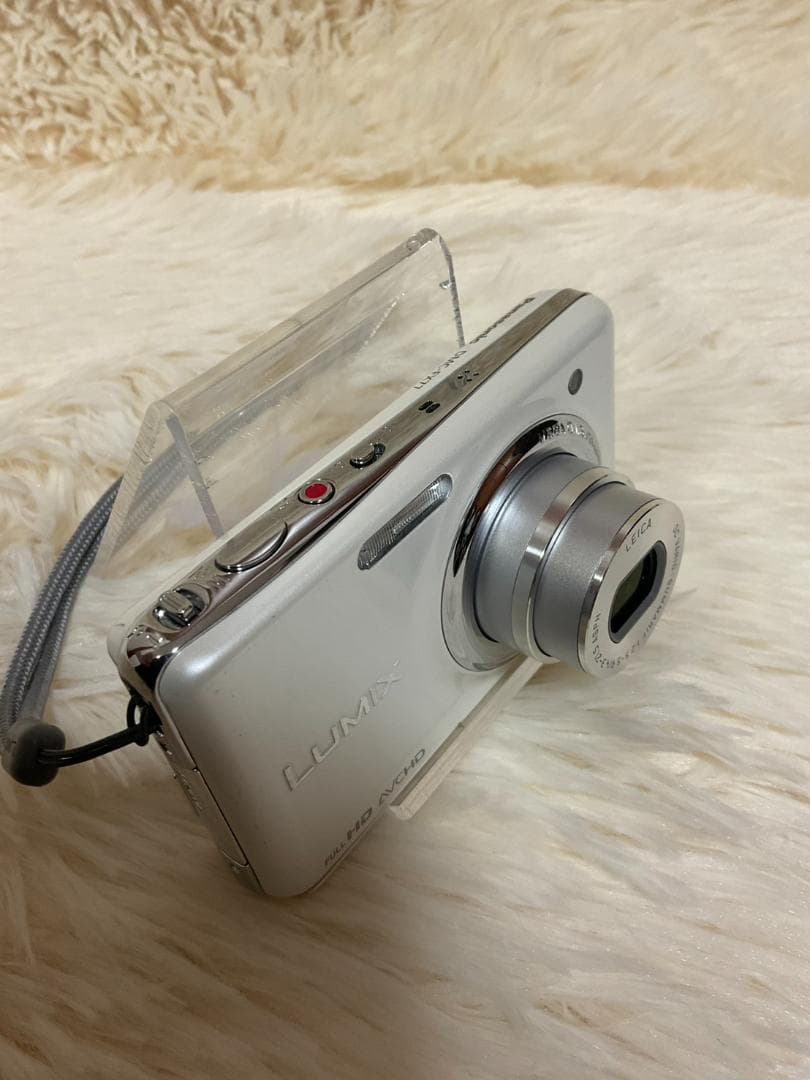 【簡易動作確認済】Panasonic DMC-FX77 ホワイト 本体 デジカメ