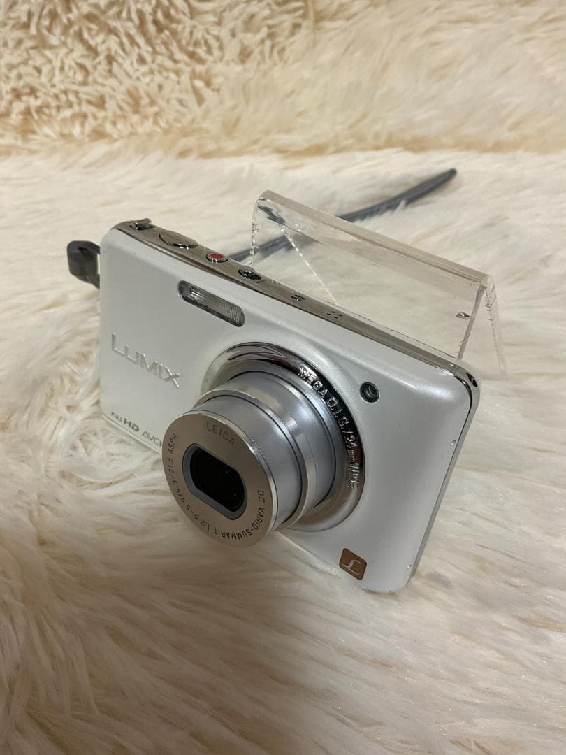【簡易動作確認済】Panasonic DMC-FX77 ホワイト 本体 デジカメ