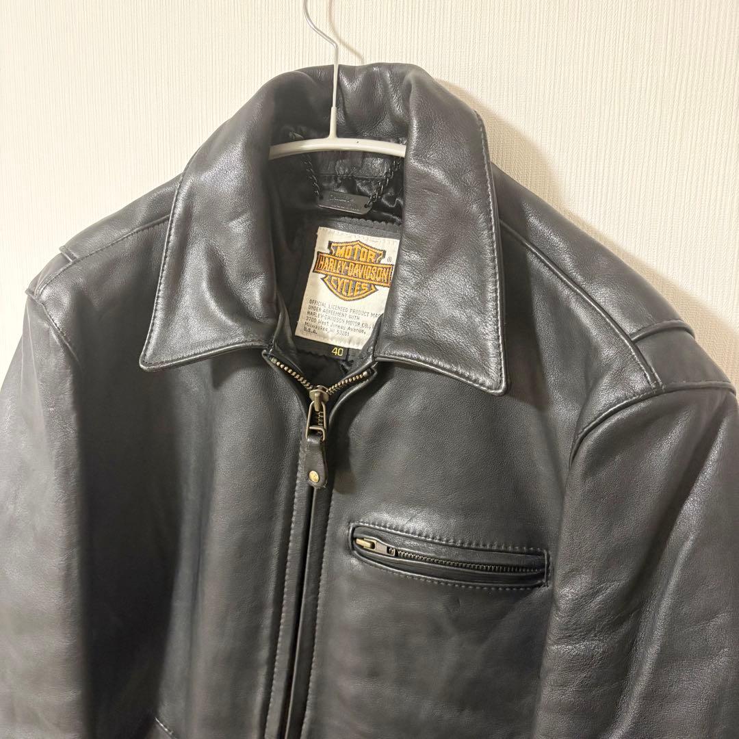 極美品　ハーレーダビッドソン　Harley-Davidson レザージャケット