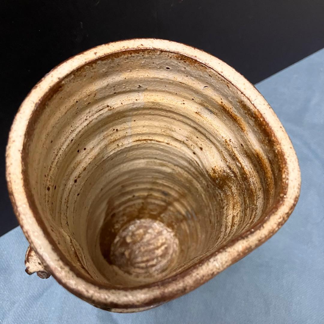 唐津焼　花入(花瓶) 小次郎窯　小十窯